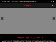 Tablet Screenshot of carmenmedellin.com